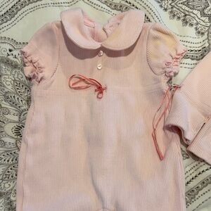 Jacadi Soft Pink Baby Bodysuit